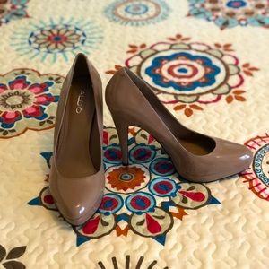 Aldo Tan Platform Pumps NWOT